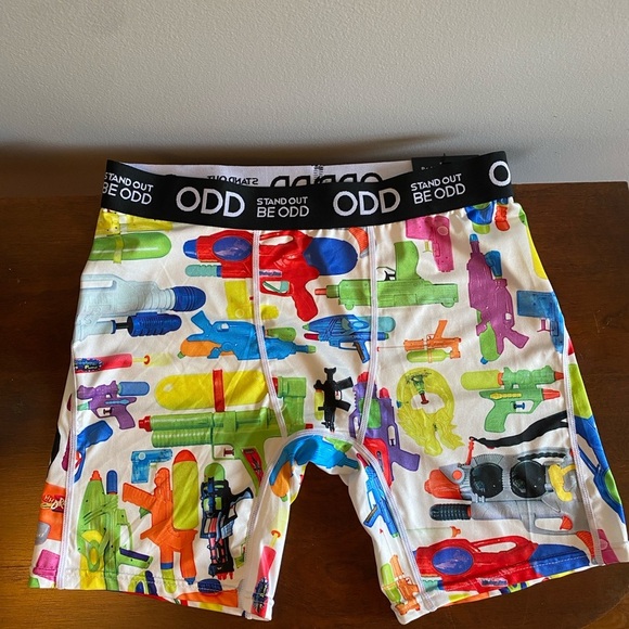 ODD Watergun Vibrant Multi-Colored Boxer Briefs - Picture 1 of 4